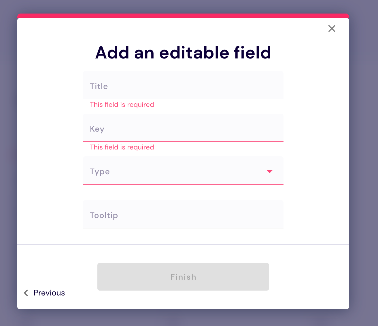 Add an editable field